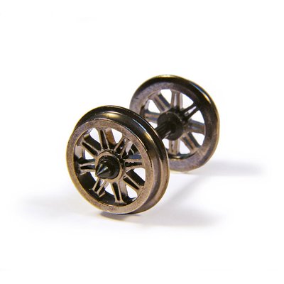 Branchline Metal Split Spoked Wagon Wheels (x10) 36-028 OO Gauge