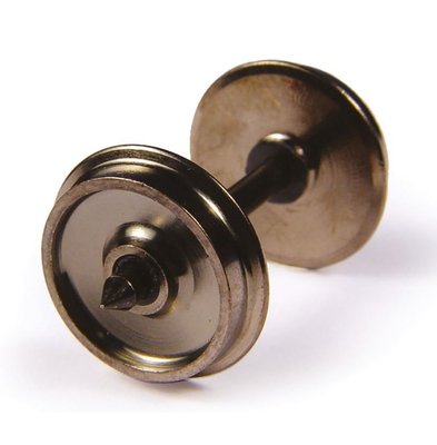 Branchline Brass Turned Wagon Disc Brake Wheels (x10) OO Gauge