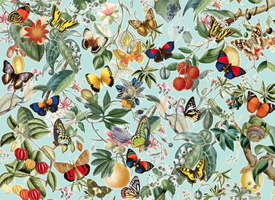 Cobble Hill Fruit And Flutterbies 1000 Piece Jigsaw