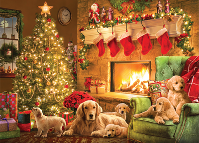 Cobble Hill Cozy Fireplace 1000 Piece Jigsaw