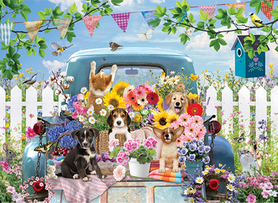 Cobble Hill Country Truck In Summer 500 Piece Jigsaw