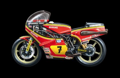 1/9 Scale Suzuki RG 500 XR27 (Team Heron Barry Sheene 1978) Model Kit