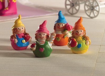Wibbly Wobbly Dolls, 4 pcs for 12th Scale Dolls House