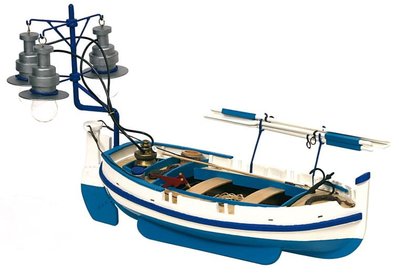 1/15 Scale Calella Bot de Llum Light Boat Model Kit