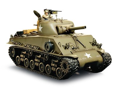 1/16 Scale M4 Sherman DMD w/Option Kit Tank Model Kit