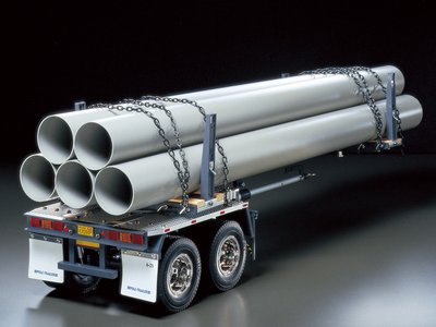 Tamiya 1/14 Scale Pole Trailer for RC Trucks Model Kit