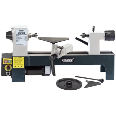 Variable Speed Mini Wood Lathe 250W 230V