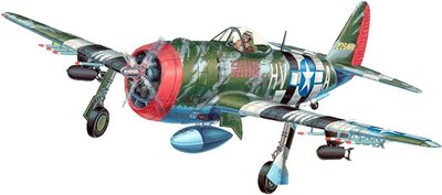 1/16 Scale P-47D Thunderbolt Balsa Model Kit