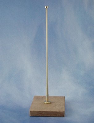 Brass Vertical Flagstaffs