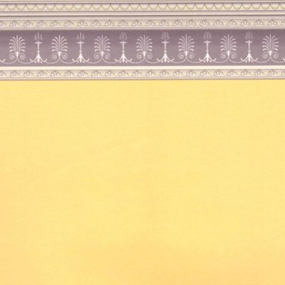 Soft Yellow Wallpaper for 12th Scale Dolls House