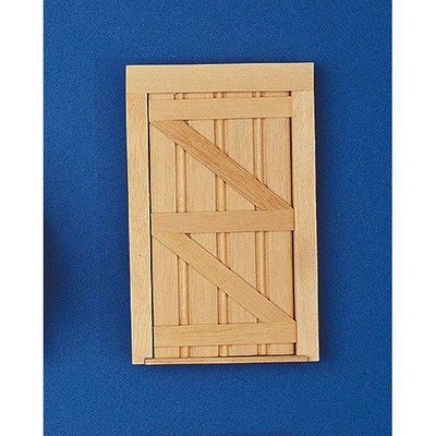 Lutyens Internal Wooden Door for 12th Scale Dolls House