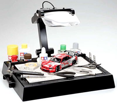 Tamiya Work Stand with Magnifying Lens