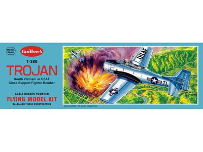 Guillows 1/30 Scale NA Trojan Balsa Model Kit