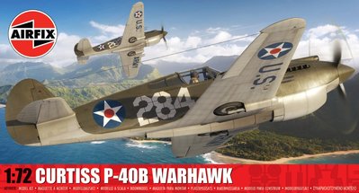 Airfix 1/72 Scale Curtiss P-40B Warhawk Model Kit