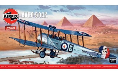 Airfix 1/72 Scale Avro 504K Model Kit