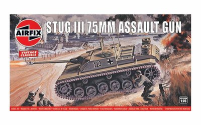 1/76 Scale Stug III 75mm Assault Gun Model Kit