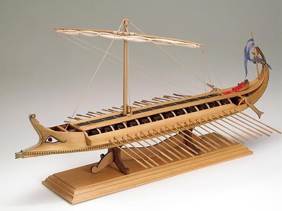 1/35 Scale Greek Bireme 480BC Model Kit