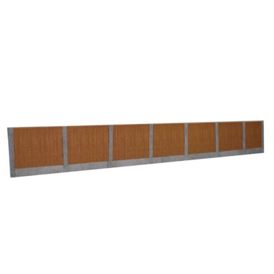 ATD Models Timber Fencing Brown With Concrete Posts Card Kit OO Gauge