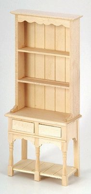 Bare Wood 2 Drawer Dresser for 12th Scale Dolls House