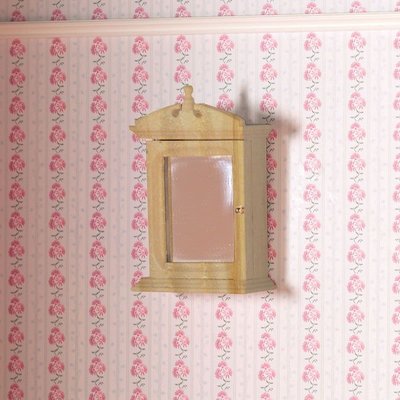 Cabinet with Mirror for 12th Scale Dolls House