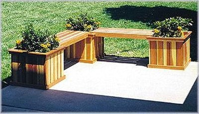 Planter Bench Plans