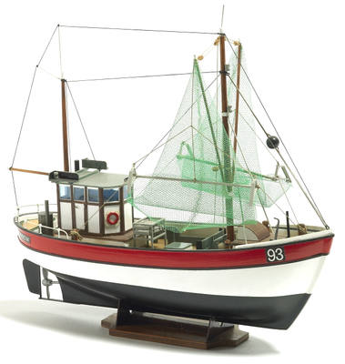 1/60 Scale Rainbow Fishing Cutter Model Kit