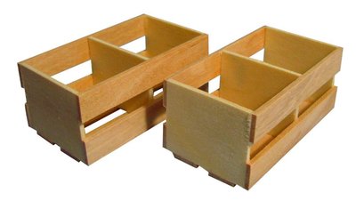Crates x 2 for 12th Scale Dolls House