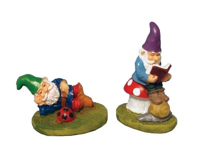 Lazy Garden Gnomes for 12th Scale Dolls House