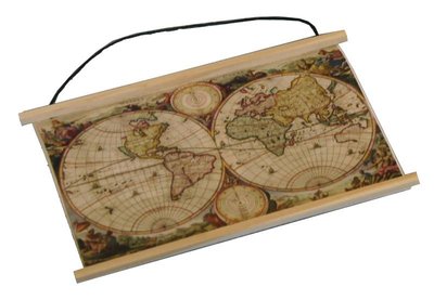 Old World Map for 12th Scale Dolls House