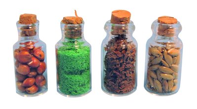 Glass Jars X 4 for 12th Scale Dolls House
