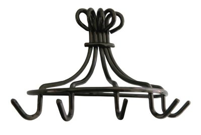 Black Pot and Pan Hanger for 12th Scale Dolls House