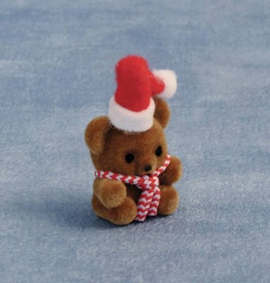 Christmas Bear for 12th Scale Dolls House