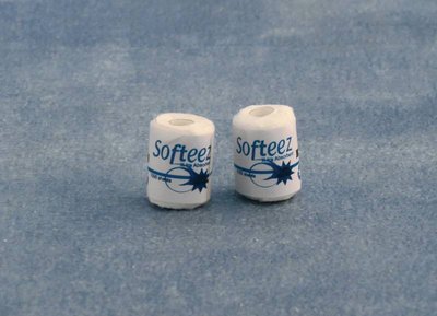 Pack of 2 Toilet Rolls for 12th Scale Dolls House
