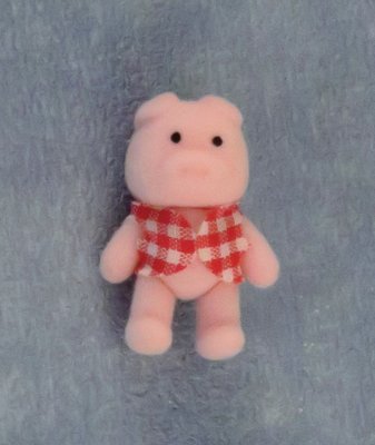 Pink Toy Pig for 12th Scale Dolls House