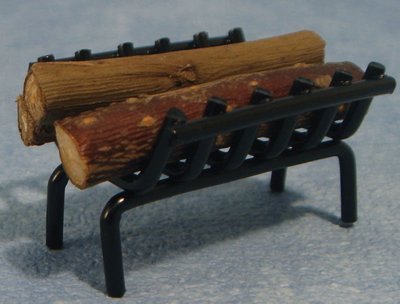 Logs in Holder for 12th Scale Dolls House