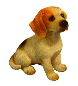 Sitting Beagle for 12th Scale Dolls House