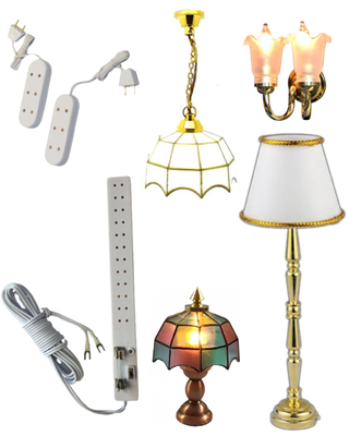 12V Lighting Set for 12th Scale Dolls House