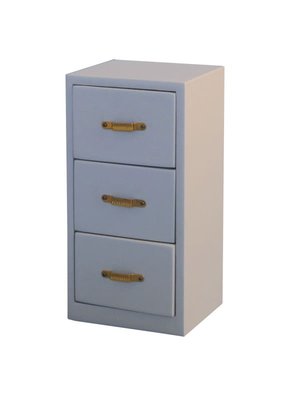 White Filing Cabinet for 12th Scale Dolls House