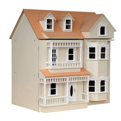 Painted Cream Exmouth Ready To Assemble 12th Scale Dolls House Kit