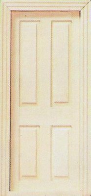 Wooden Interior Door for 12th Scale Dolls House