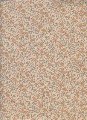 Birds and Berries Wallpaper for 12th Scale Dolls House