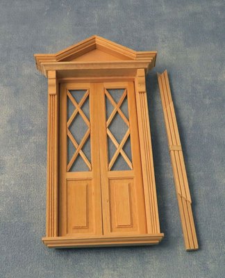 Decorative House Door for 12th Scale Dolls House
