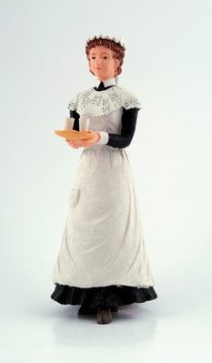 Maid With Tray for 12th Scale Dolls House
