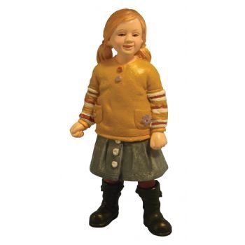 Modern Little Girl in Skirt for 12th Scale Dolls House