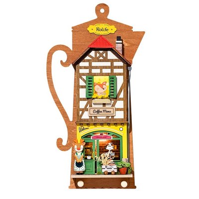 Rolife Lazy Coffee House DIY Wall Hanging Kit