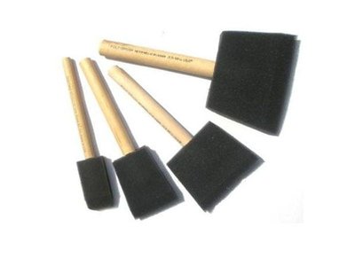Foam Brush Starter Pack Set of 4 (1,2,3 and 4 inch)