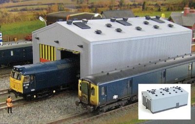 Fordhampton Locomotive Depot Kit OO Gauge