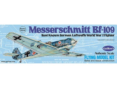 Guillows 1/30 Scale Messerschmitt BF-109 Balsa Model Kit