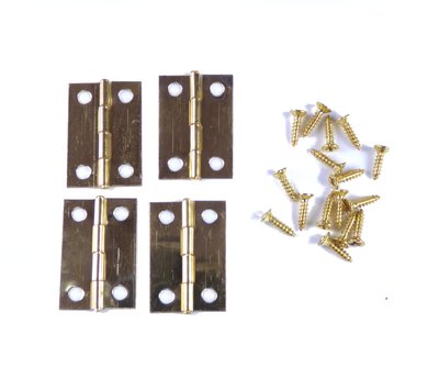 Mini Hinges - H203 18mm X 8mm (Pack of 4 hinges)