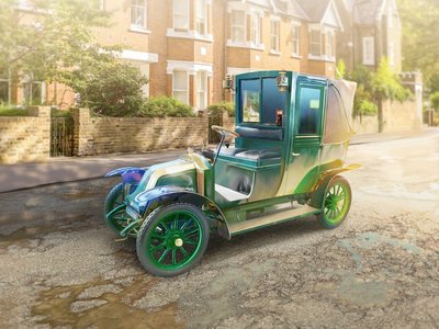 ICM 1/35 Scale Type AG 1910 London Taxi Car Model Kit